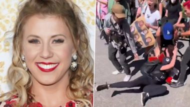 Full House Star Jodie Sweetin Thrown to Ground by LAPD at Protest for Abortion Rights